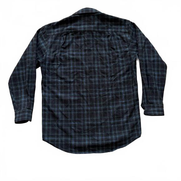 Pendleton Lodge Virgin Wool Plaid Shirt Mexico Green Men's Size Medium - Picture 2 of 4